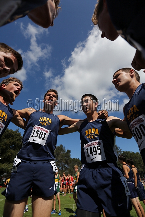 2014StanfordD2Boys-197.JPG - D2 boys race at the Stanford Invitational, September 27, Stanford Golf Course, Stanford, California.